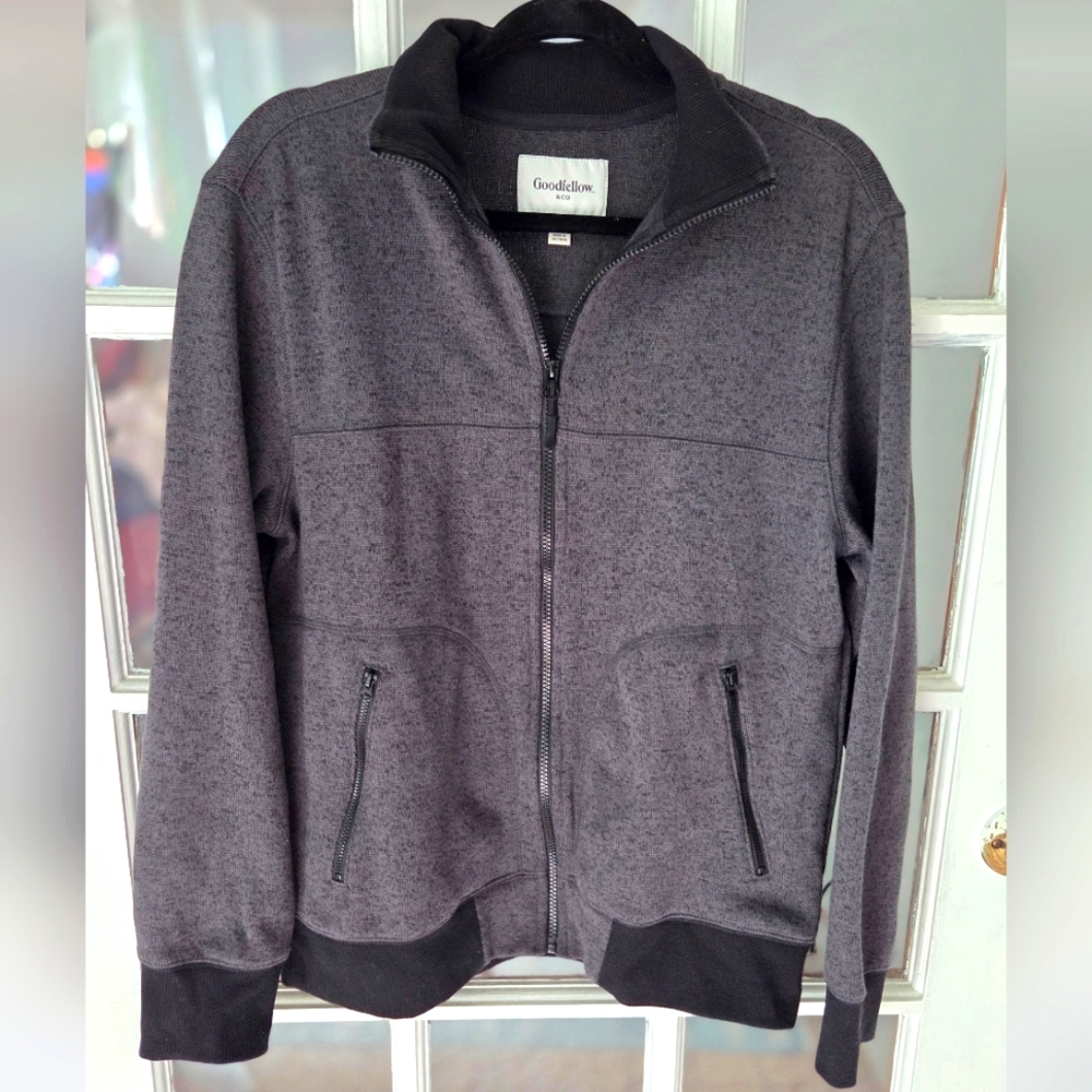 Goodfellow & Co Men's Charcoal Zip-Up Sweater